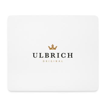 Logo original de la famille Ulbrich - Tapis de souris (format paysage) - blanc - Devant