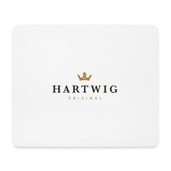 Hartwig Original Family Logo - Mouse Pad (horizontal) - white - Front