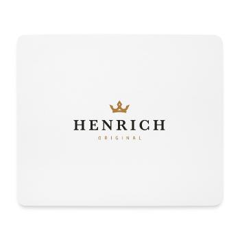 Logo original de la famille Henrich - Tapis de souris (format paysage) - blanc - Devant