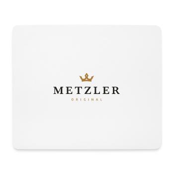 Metzler Original Familienlogo - Mousepad (Querformat) - Weiß - Vorne