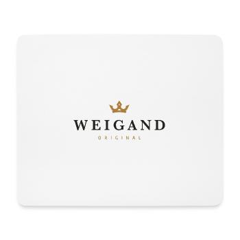Weigand Original Family Logo - Mouse Pad (horizontal) - white - Front