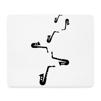 Trumpet Symbol - Mouse Pad (horizontal) - white - Front