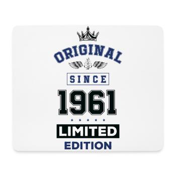 1961 limited edition birthday - Mouse Pad (horizontal) - white - Front