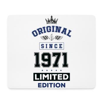 1971 limited edition Geburtstag - Mousepad (Querformat) - Weiß - Vorne