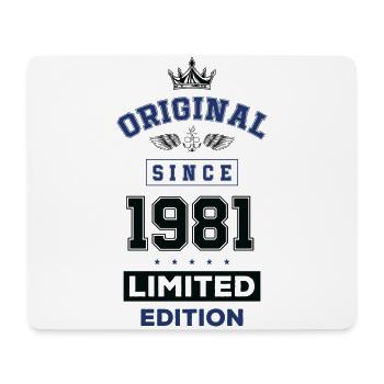 1981 Anniversaire en édition limitée - Tapis de souris (format paysage) - blanc - Devant