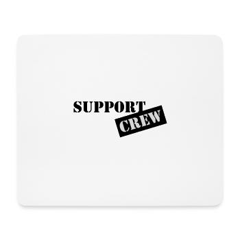support crew - Mousepad (Querformat) - Weiß - Vorne
