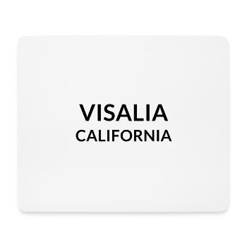 Visalia, Californie, États-Unis - Tapis de souris (format paysage) - blanc - Devant