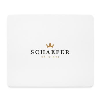Logo original de la famille Schaefer - Tapis de souris (format paysage) - blanc - Devant
