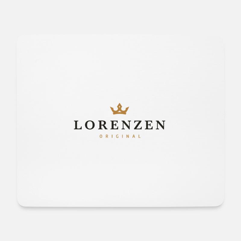 Lorenzen Original Familienlogo - Mousepad (Querformat) - Weiß