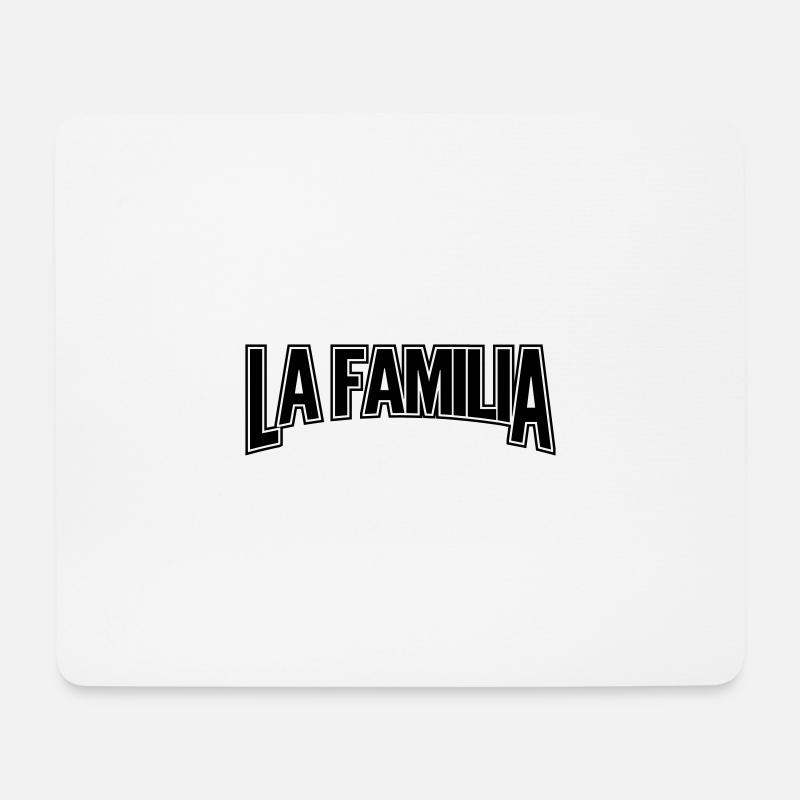 LA FAMILIA - Mousepad (Querformat) - Weiß