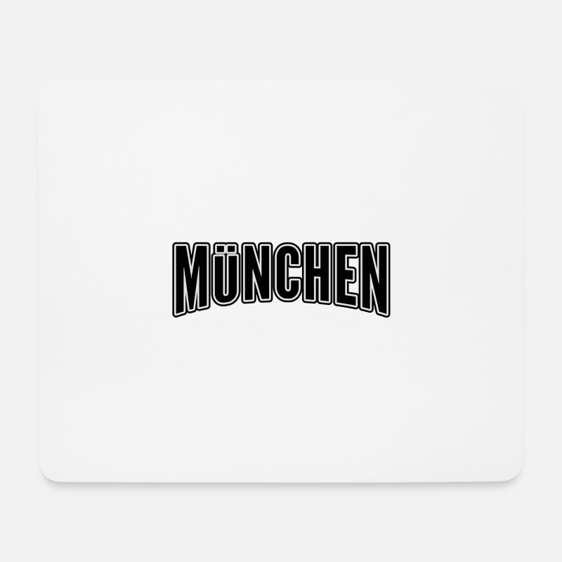Muenchen - Mousepad (Querformat) - Weiß