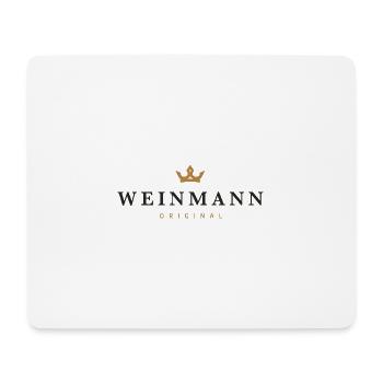 Logo original de la famille Weinmann - Tapis de souris (format paysage) - blanc - Devant