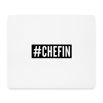 Chefin - Mousepad (Querformat) - Weiß - Vorne