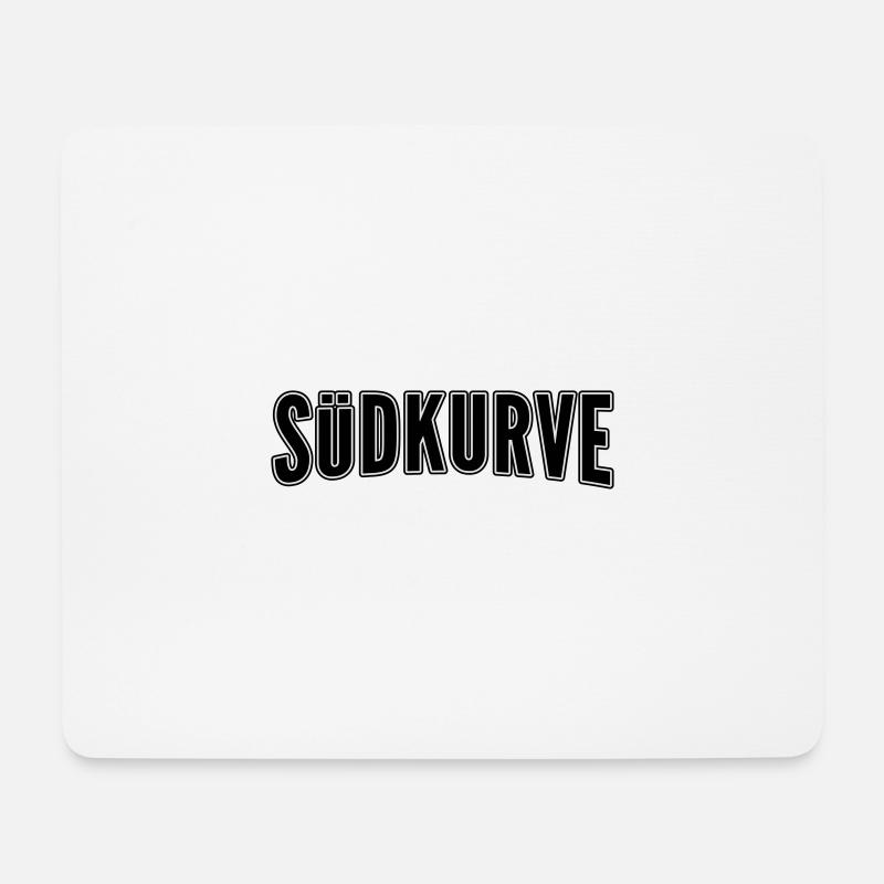 suedkurve - Mousepad (Querformat) - Weiß