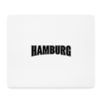 Hambourg - Tapis de souris (format paysage) - blanc - Devant