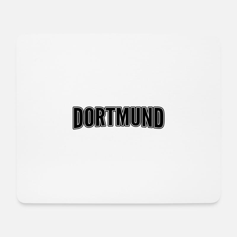 Dortmund - Mousepad (Querformat) - Weiß