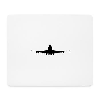 airplane - Mouse Pad (horizontal) - white - Front