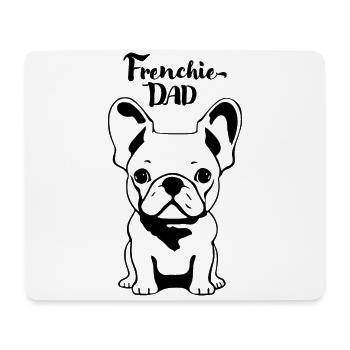 Frenchie Dad | Dog Daddy | French Bulldog - Mouse Pad (horizontal) - white - Front