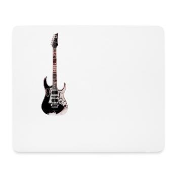 guitare électrique - Tapis de souris (format paysage) - blanc - Devant