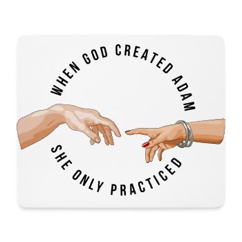 Adams Creation Feminist Edition - Mouse Pad (horizontal) - white - Front