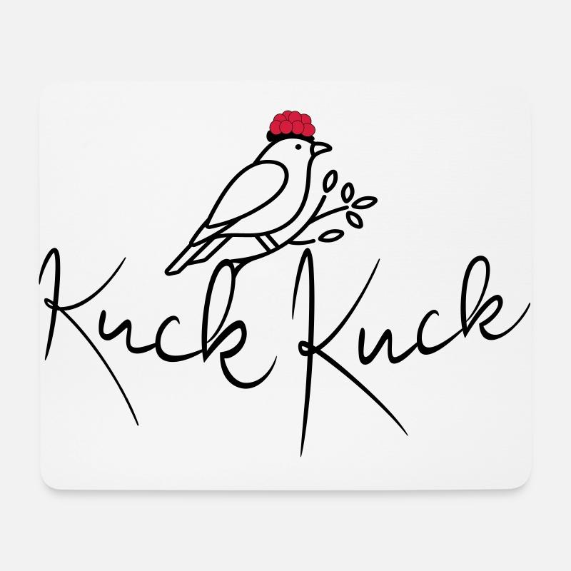Kuckuck ruf - Kuck Kuck - Mousepad (Querformat) - Weiß