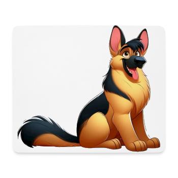 German Shepherd 11 - Mouse Pad (horizontal) - white - Front