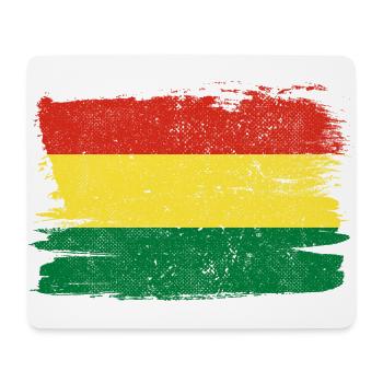 Bolivia Flag Bandiera Peace Vintage - Mouse Pad (horizontal) - white - Front