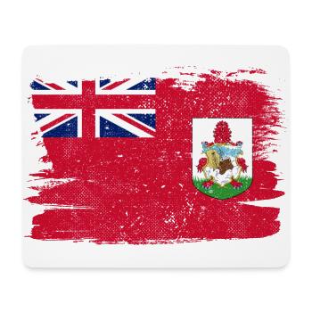 Bermuda Shorts Flagge Flagge Frieden Vintage - Mousepad (Querformat) - Weiß - Vorne