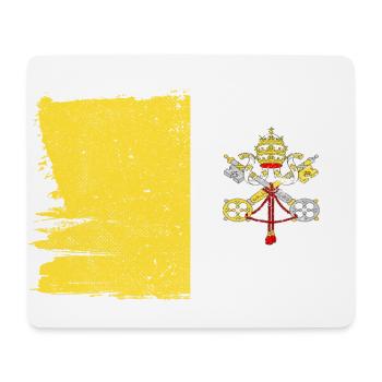 Vatican City Bandiera Vaticano Flag Peace Vintage - Mouse Pad (horizontal) - white - Front