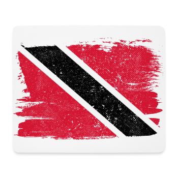 Trinidad and Tobago Bandiera Flag Peace Vintage - Mouse Pad (horizontal) - white - Front