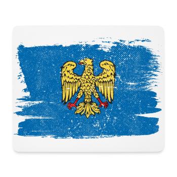 Frioul Italie drapeau drapeau paix Vintage - Tapis de souris (format paysage) - blanc - Devant
