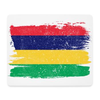 Mauritius Flag Flag Peace Vintage - Mouse Pad (horizontal) - white - Front