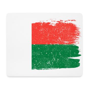 Madagascar Flag Flag Peace Vintage - Mouse Pad (horizontal) - white - Front