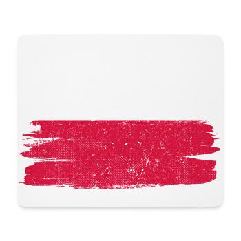 Poland Flag Flag Peace Vintage - Mouse Pad (horizontal) - white - Front