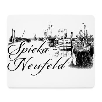 Spieka - Neufeld an der Nordsee - Kutterhafen - Mousepad (Querformat) - Weiß - Vorne