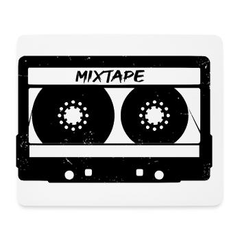 Mixtape Kassette Tape - Mousepad (Querformat) - Weiß - Vorne