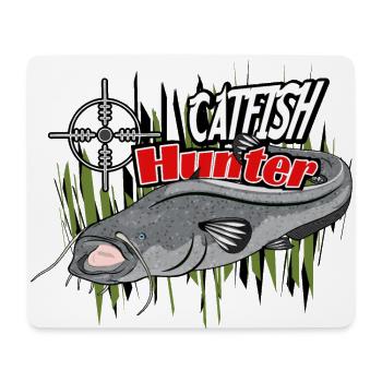 Chasseur de poisson-chat - Tapis de souris (format paysage) - blanc - Devant