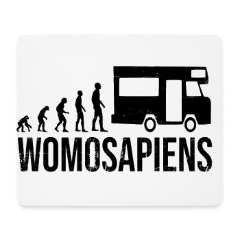 Womosapiens Wohnmobil Evolution - Mousepad (Querformat) - Weiß - Vorne