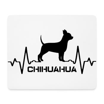 Chihuahua - Mousepad (Querformat) - Weiß - Vorne