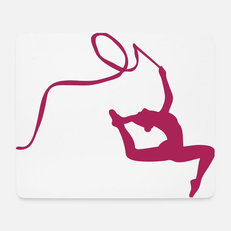 grs gymnastique rythmique sportive - Tapis de souris (format paysage) - blanc