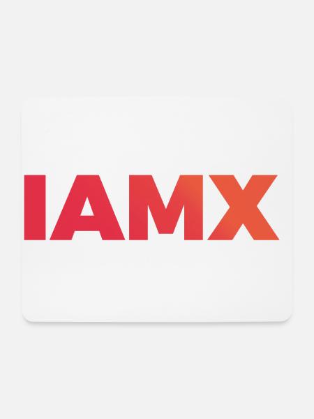 IAMX - Mousepad (Querformat) - Weiß