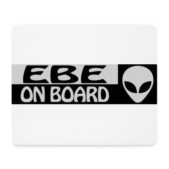 EBE ON BOARD - Mouse Pad (horizontal) - white - Front