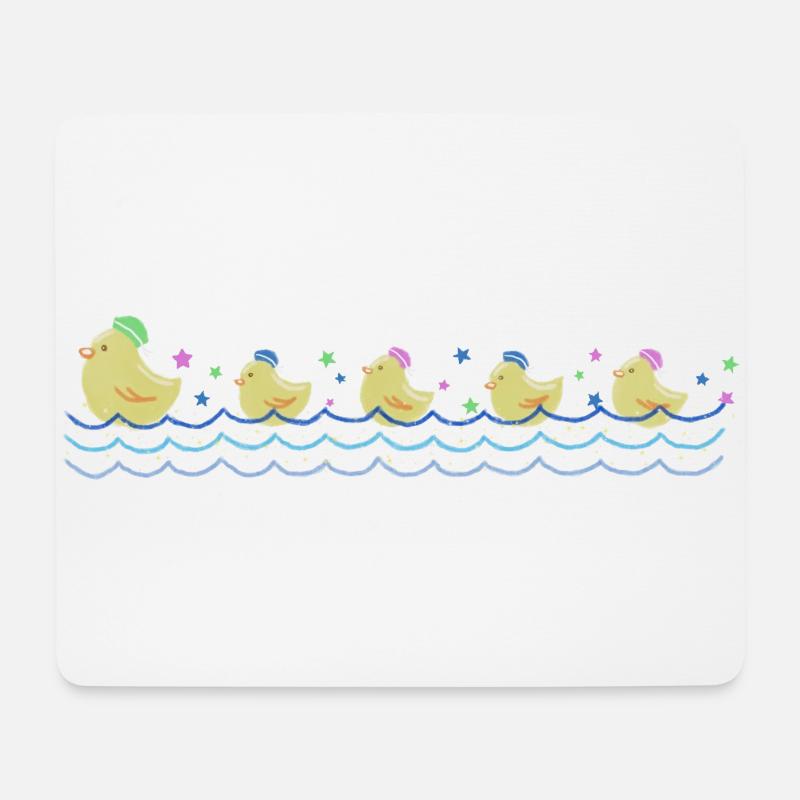 All in a Row - Mouse Pad (horizontal) - white