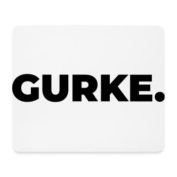 Gurke - Mousepad (Querformat) - Weiß - Vorne