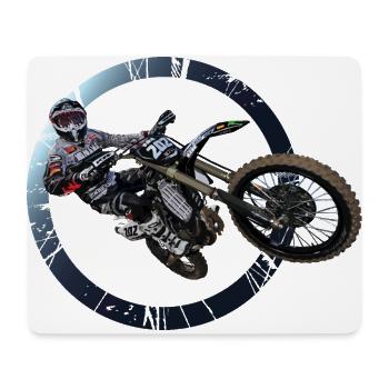 Motocross - Mousepad (Querformat) - Weiß - Vorne