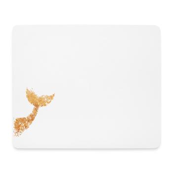 Baleine - Queue de baleine - Tapis de souris (format paysage) - blanc - Devant