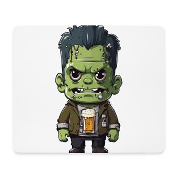 Halloween Bier Monster Lustiges Cartoon Design - Mousepad (Querformat) - Weiß - Vorne