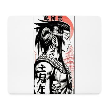 Manga Poster japan man kanji - Mousepad (Querformat) - Weiß - Vorne