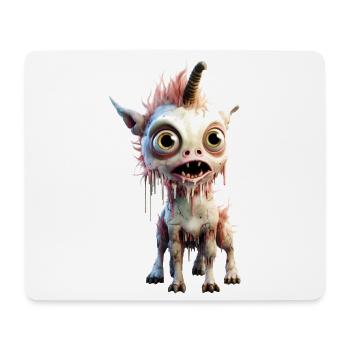 Licorne zombie - Tapis de souris (format paysage) - blanc - Devant