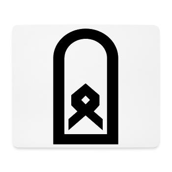 Hauptfeldwebel Dienstgrad - Mousepad (Querformat) - Weiß - Vorne
